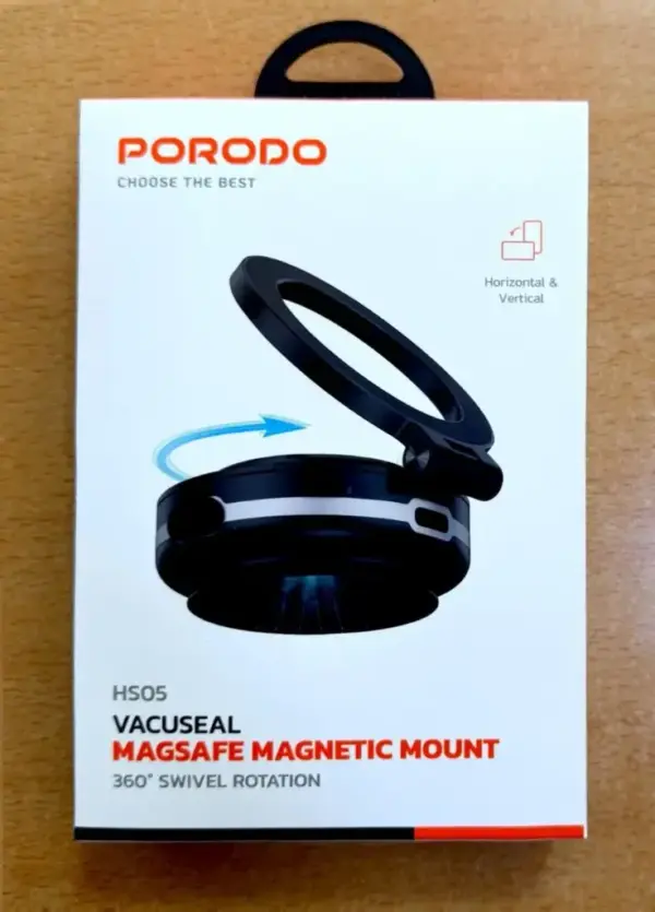 PORODO VACUSEAL MAGSAFE MAGNETIC MOUNT | HS05 | BLACK